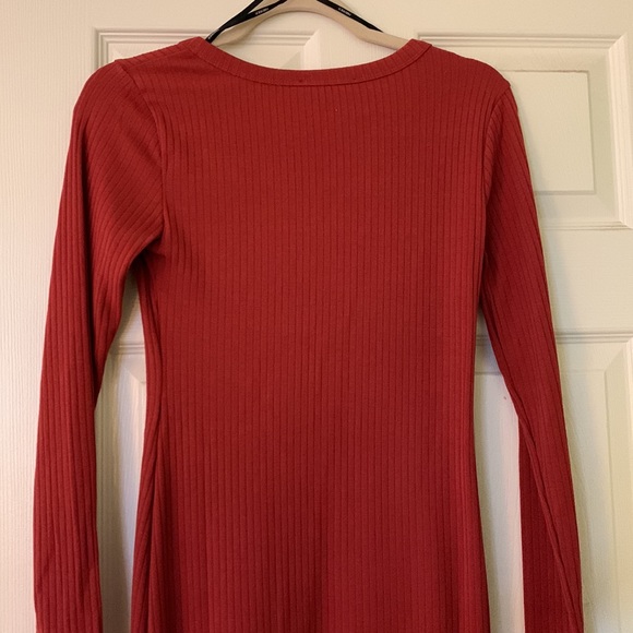 Forever 21 Ribbed Button Up Dress - Picture 5 of 5